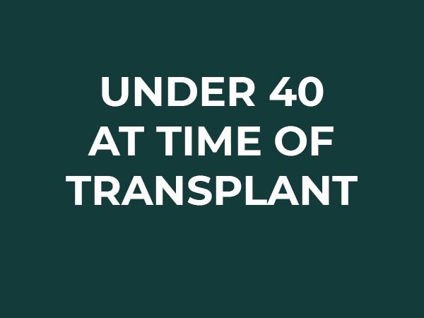 06-UNDER 40 AT TIME OF TRANSPLANT