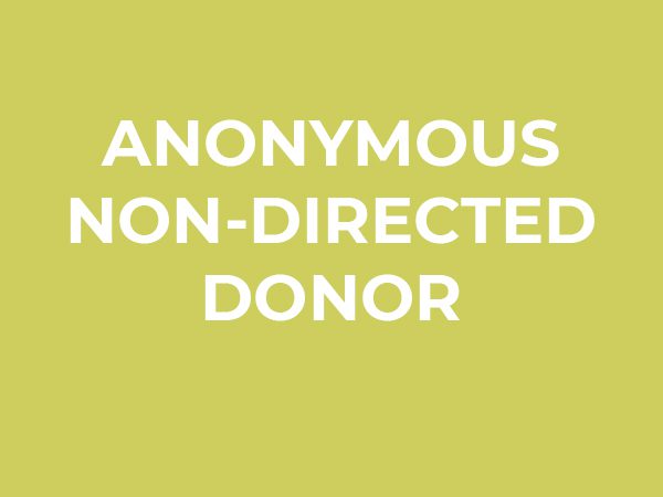 Anonymous Non-directed Donor