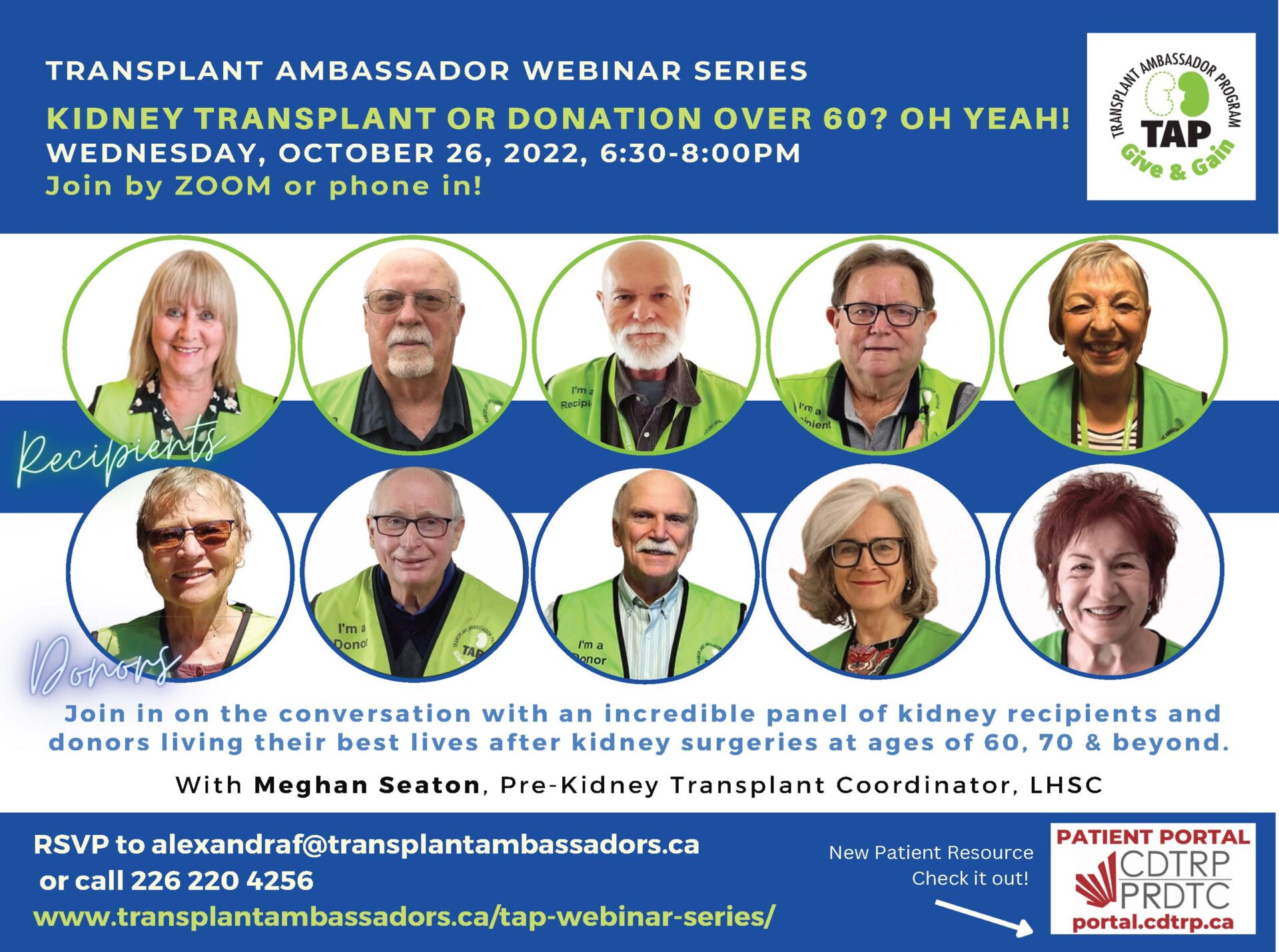 Transplant Ambassador Program Webinar: May 3, 2023 – Canadian